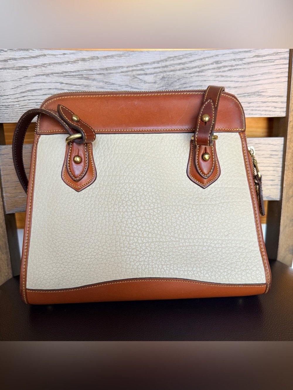 Dooney & Bourke All-Weather Leather Carpet Shoulder Bag - Picture 4 of 11